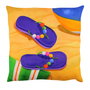 Aberto Design Cojín Multicolor 43 x 43 cm